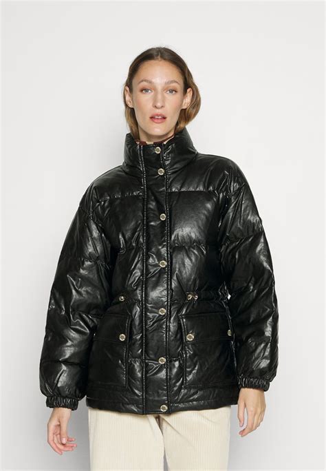 michael michael kors ruffle rib puffer daunenjacke